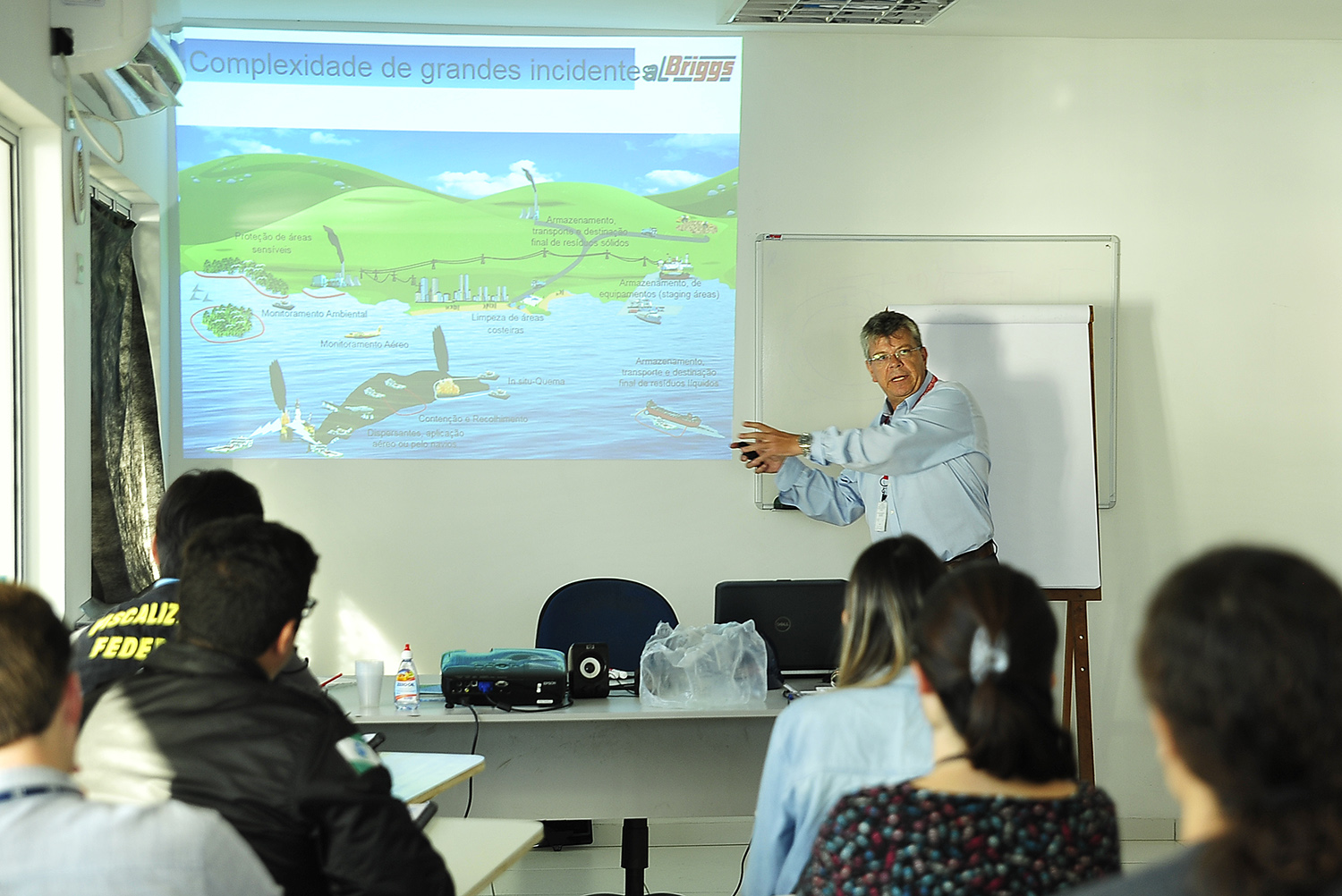 APPA realiza curso de combate a acidentes maritimos.