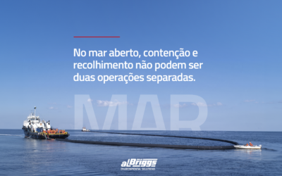 No mar aberto, contenção e recolhimento não podem ser duas operações separadas.